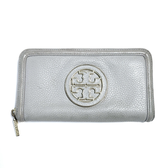 Tory Burch leather gray wallet - Picture 3 of 13